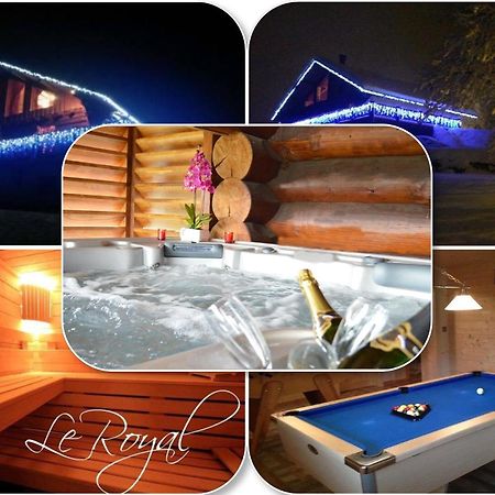 Chalet Spa Le Royal Nathalie Mn La Rouge La Bresse Exterior foto