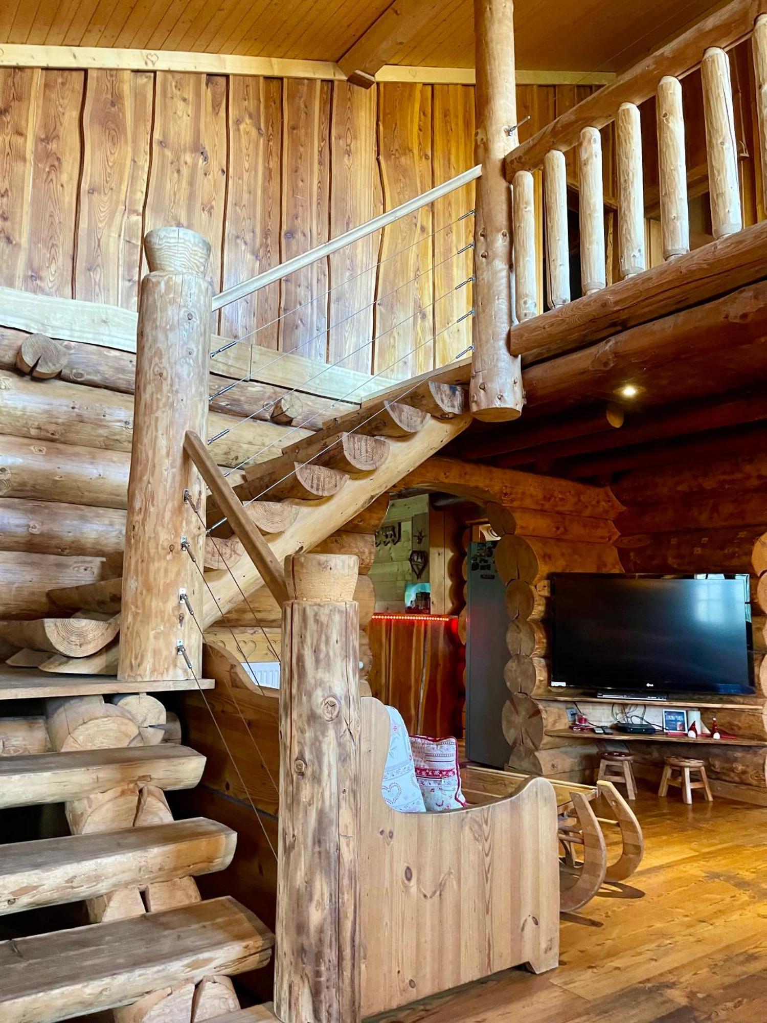 Chalet Spa Le Royal Nathalie Mn La Rouge La Bresse Exterior foto