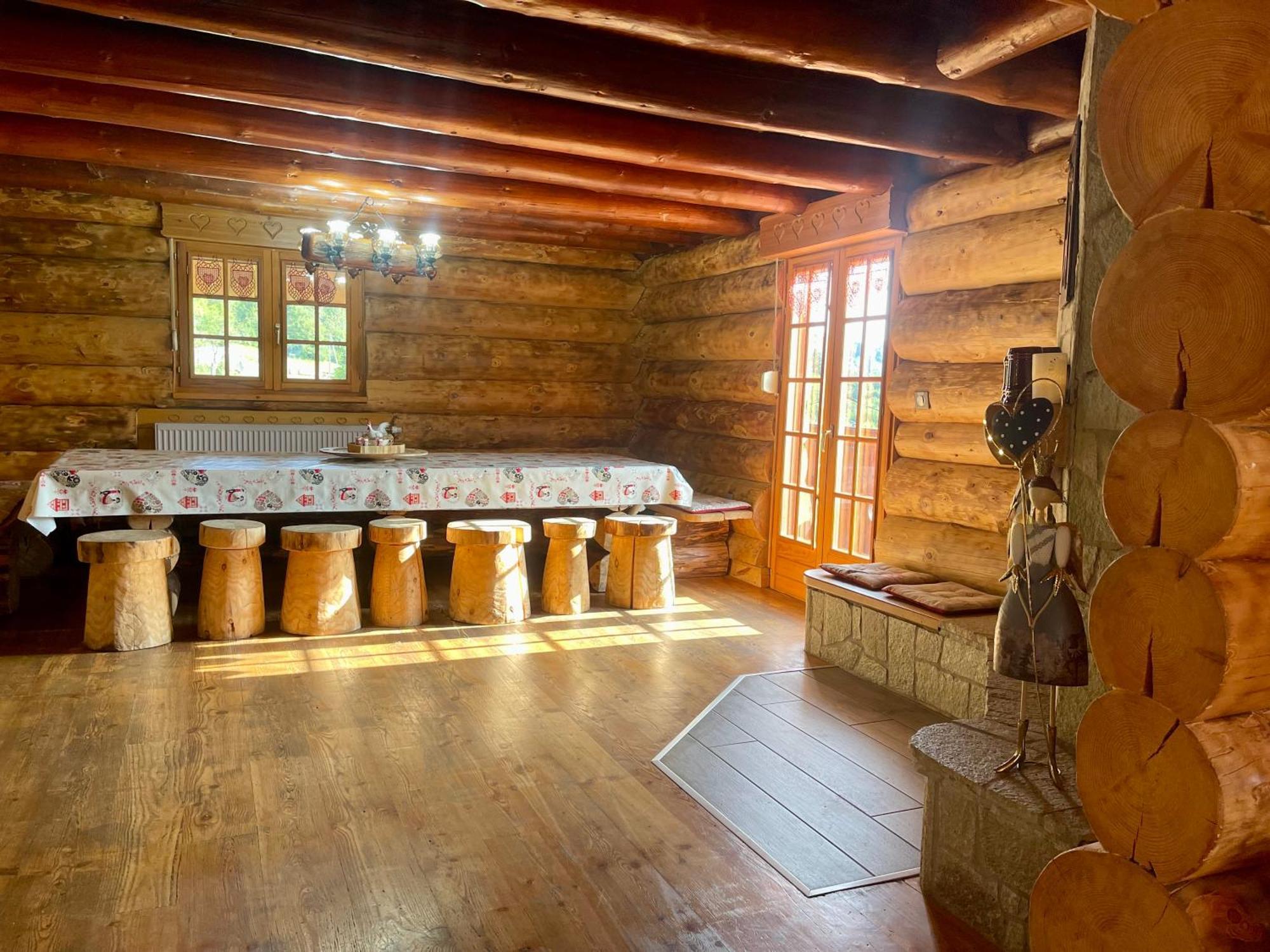 Chalet Spa Le Royal Nathalie Mn La Rouge La Bresse Exterior foto