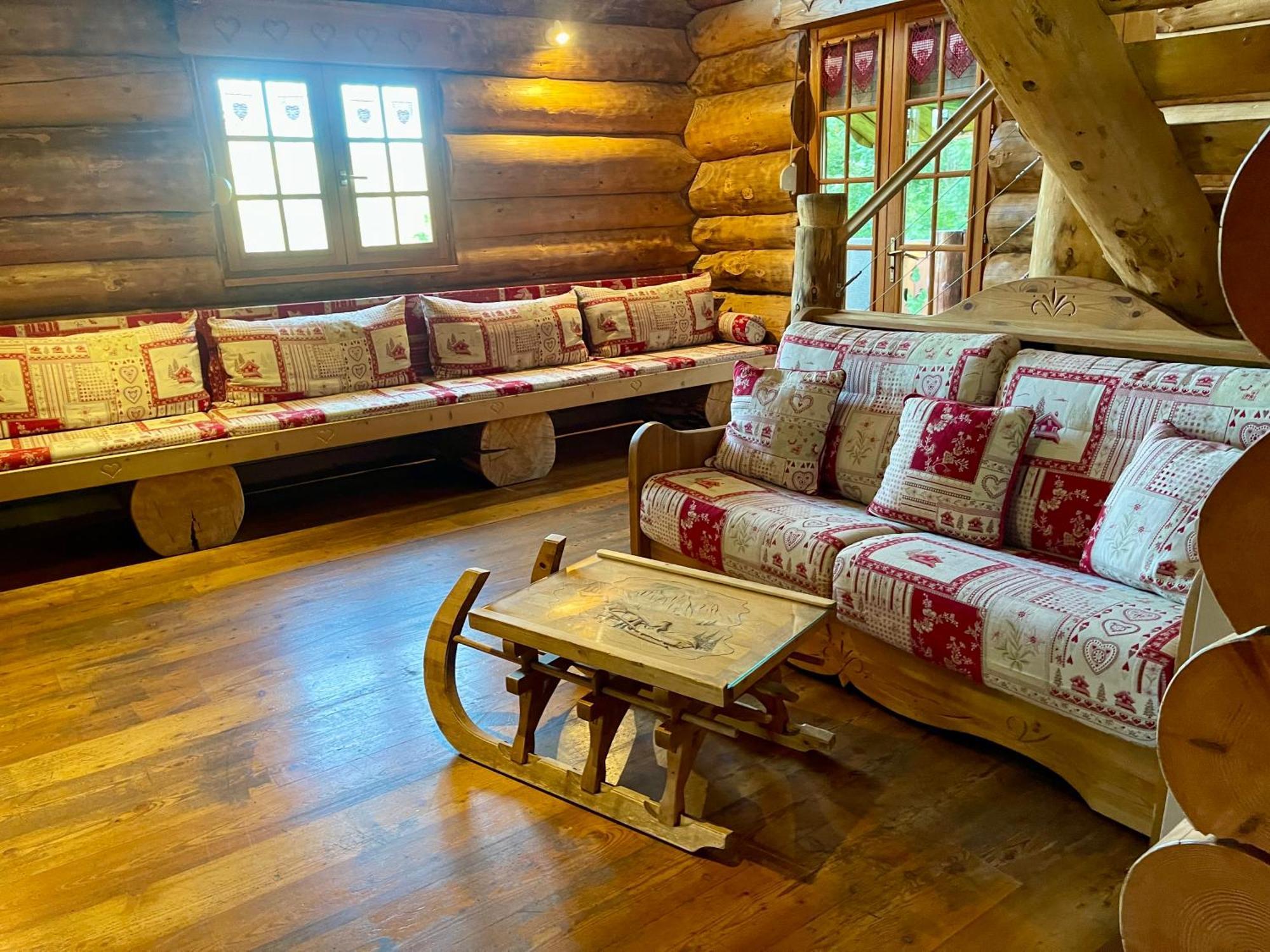 Chalet Spa Le Royal Nathalie Mn La Rouge La Bresse Exterior foto