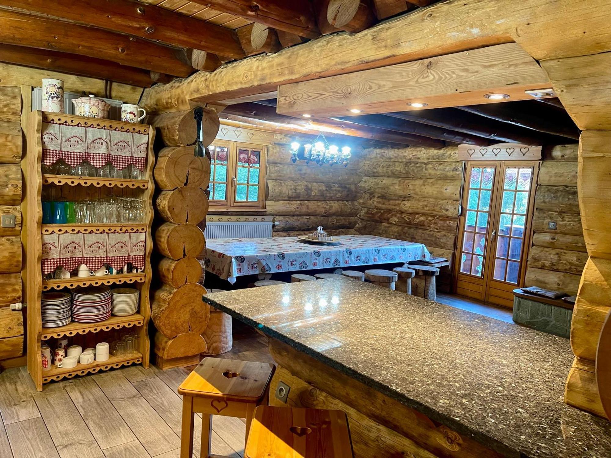 Chalet Spa Le Royal Nathalie Mn La Rouge La Bresse Exterior foto